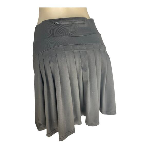 Pleated Tennis Skirt Skort w/ Pockets Built in Shorts High Waisted Golf Sz L - Picture 4 of 6